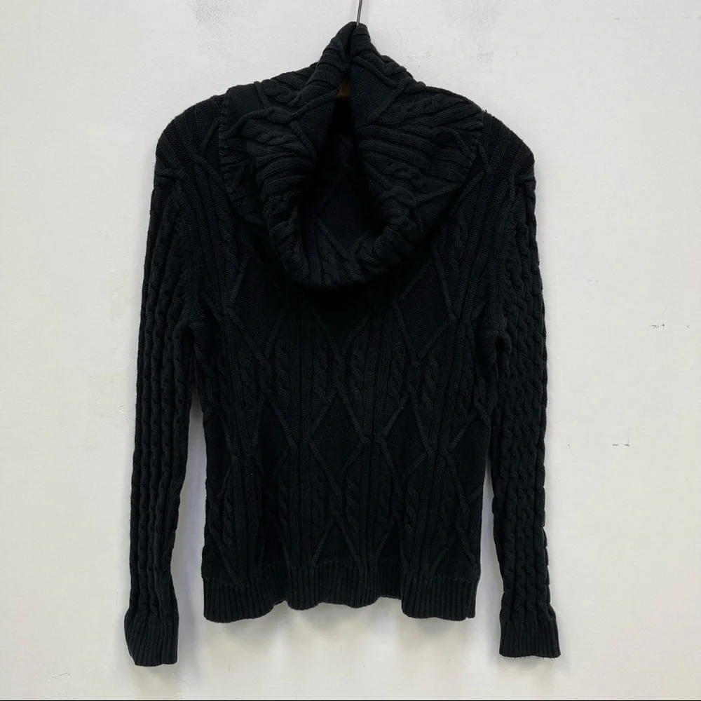 Vintage Great Northwest Ribbed Cowl Neck Sweater